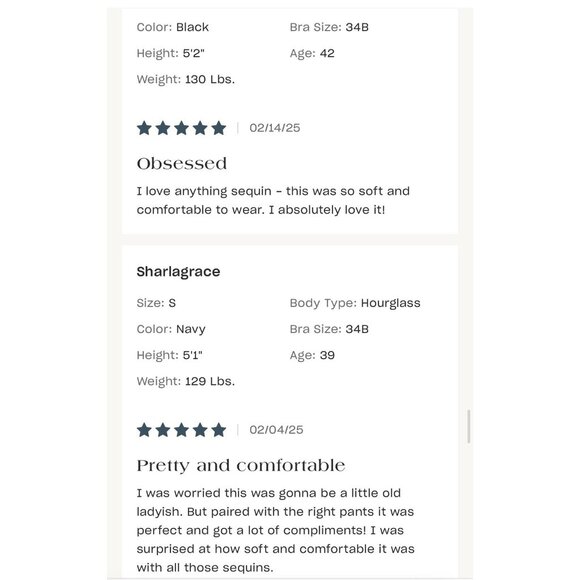 NWT Size 2X - The Alani Cashmere Mock-Neck Sweater: Sequin Black NWT US$ 248 - Picture 13 of 16